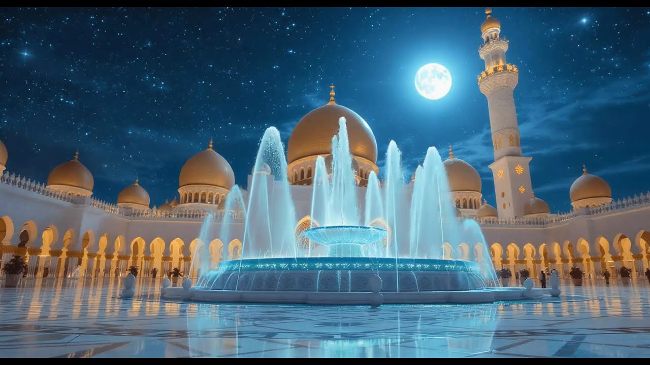 Peaceful Mosque Night Animation | Suasana Tenang dan Menentramkan Hati