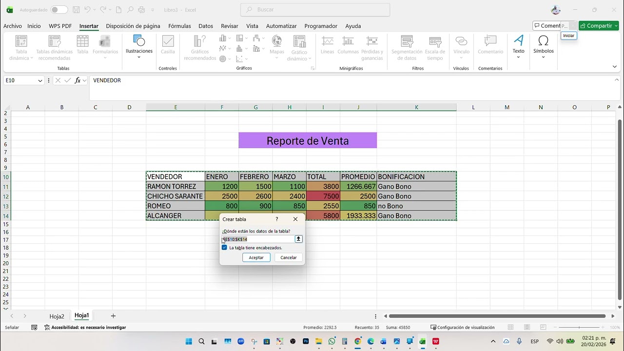 como sumar, promediar y utilizar condiciones