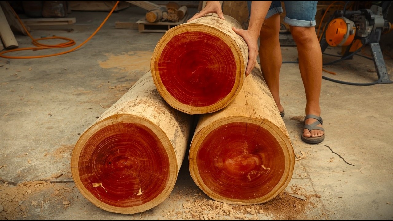 Masterful Woodworking Skills - High-End Interior Design Ideas Using Red Pine Wood.