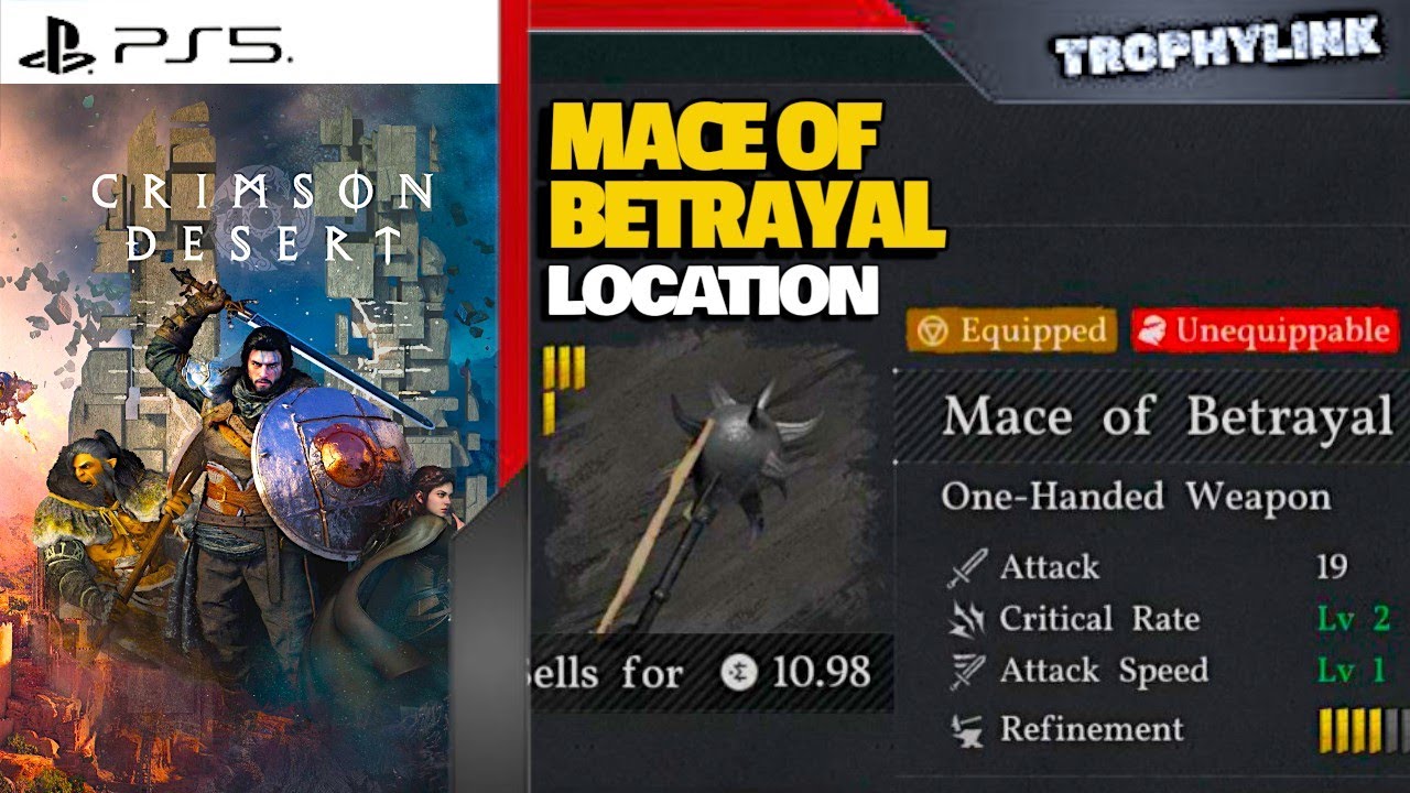 How To Get Mace Of Betrayal In Crimson Desert (100% Guide)