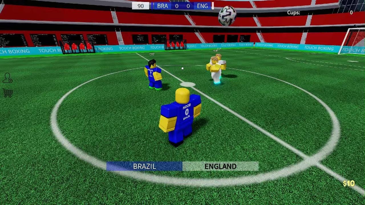 I played soccer on Roblox