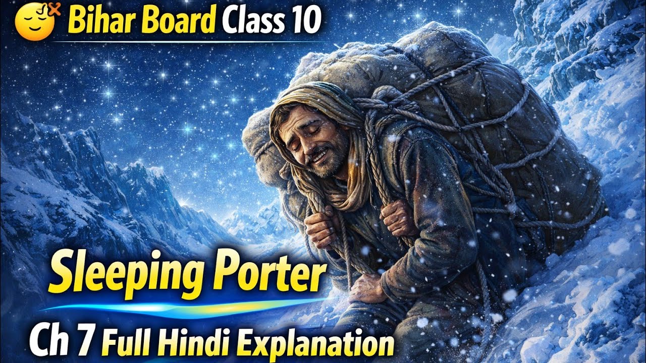 😴 The Sleeping Porter Chapter 7 | Bihar Board Class 10 | English 