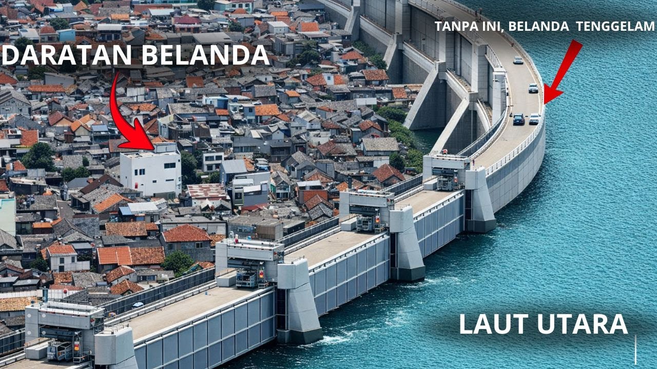 Seharusnya Belanda Sudah Tenggelam & Hilang dari Peta Dunia! Tapi Teknologi ini Menyelamatkanya