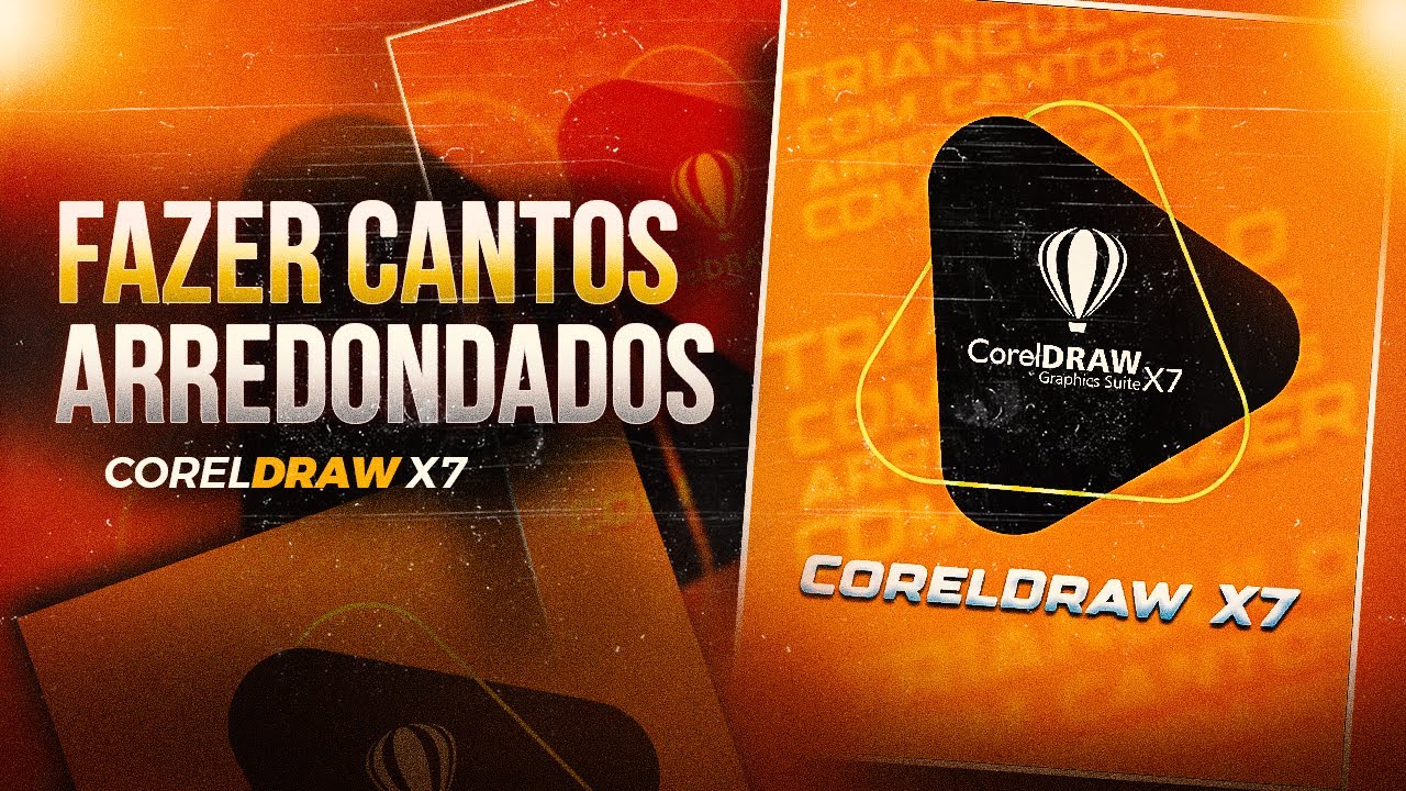 Como fazer Triângulo com cantos arredondados  COREL DEAW