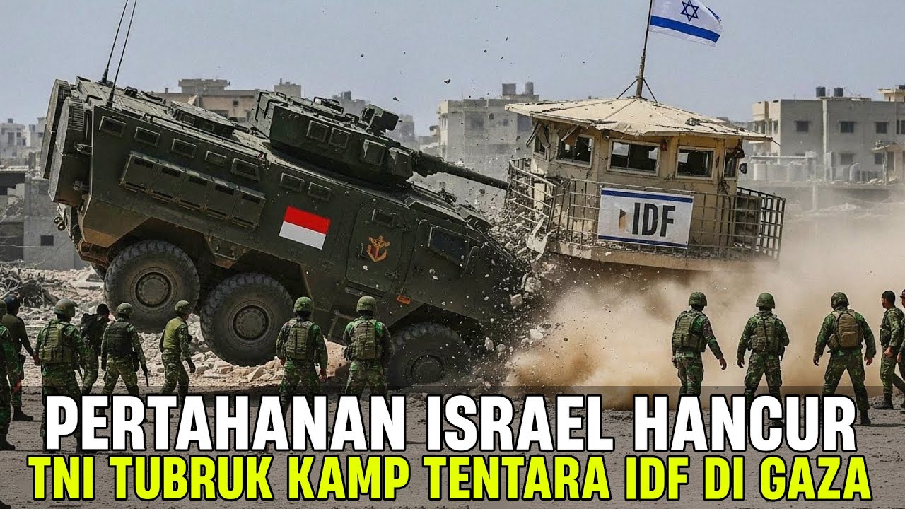 TNI TUBRUK KAMP TENTARA ISRAEL DI GAZA‼️GAGALKAN ISR4EL UNTUK LANGGAR GENCATAN SENJATA‼️