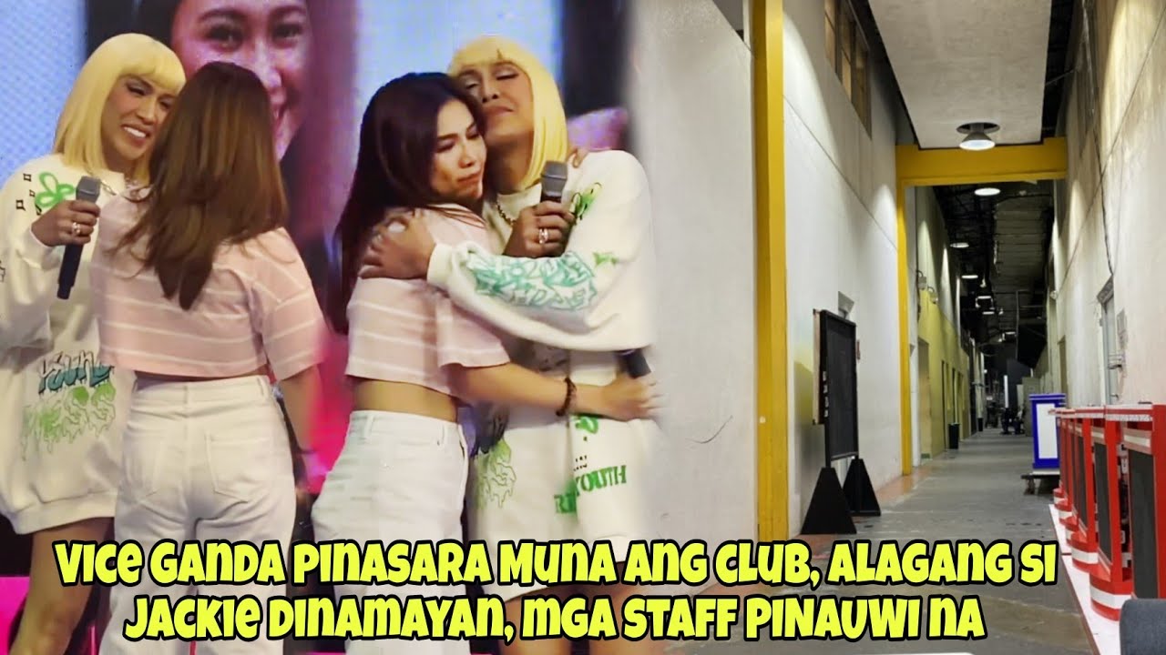VICE GANDA IPINASARA MUNA ANG CLUB, ALAGANG SI JACKIE KAAGAD DINAMAYAN, MGA STAFF PINAUWI NA
