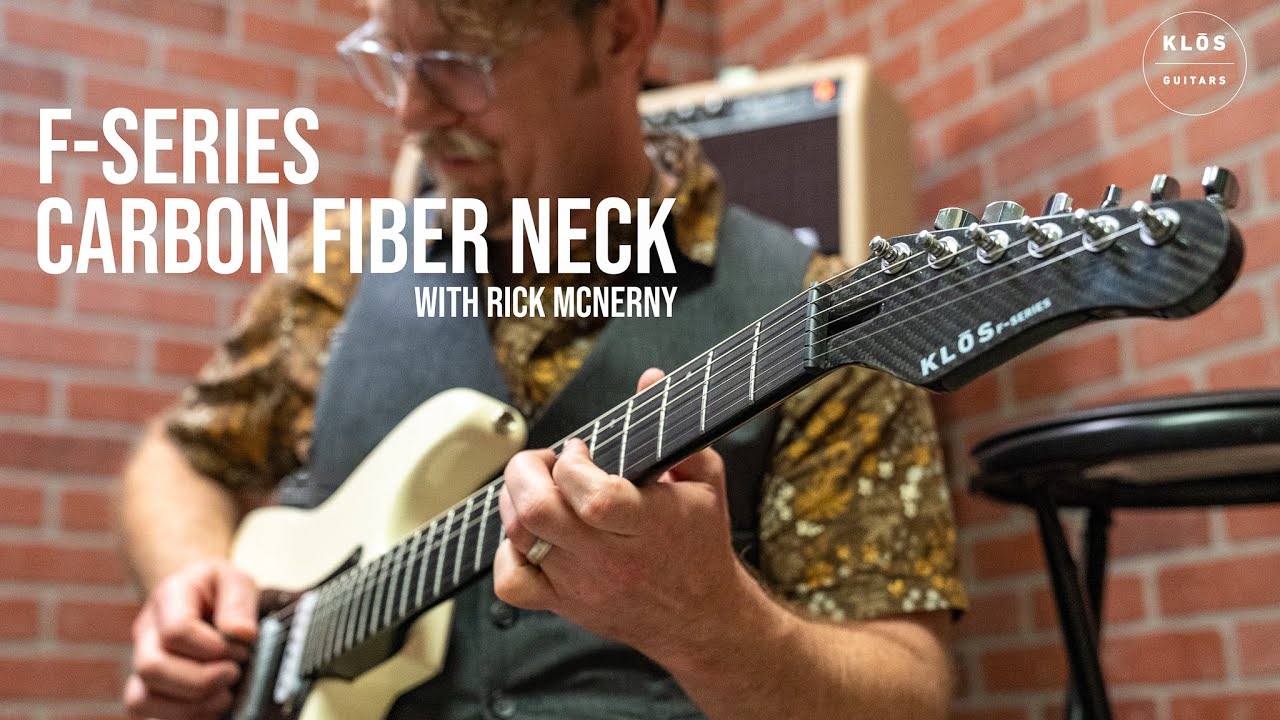 F-Series Carbon Fiber Replacement Neck by KLŌS for Fender Guitars - Demo by Rick Mcnerny
