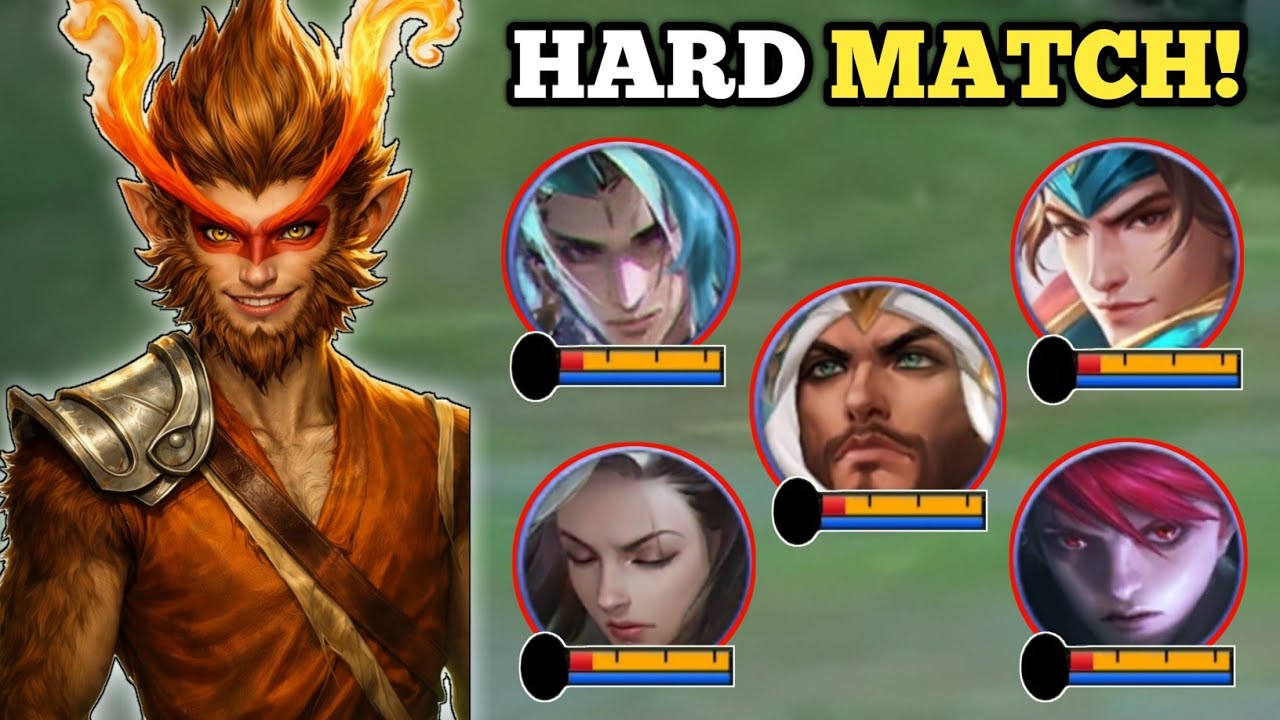 SUN SEMI TANK VS. NO MARKSMAN LINE UP! (hard match!🙉) SUN BEST BUILD -MLBB