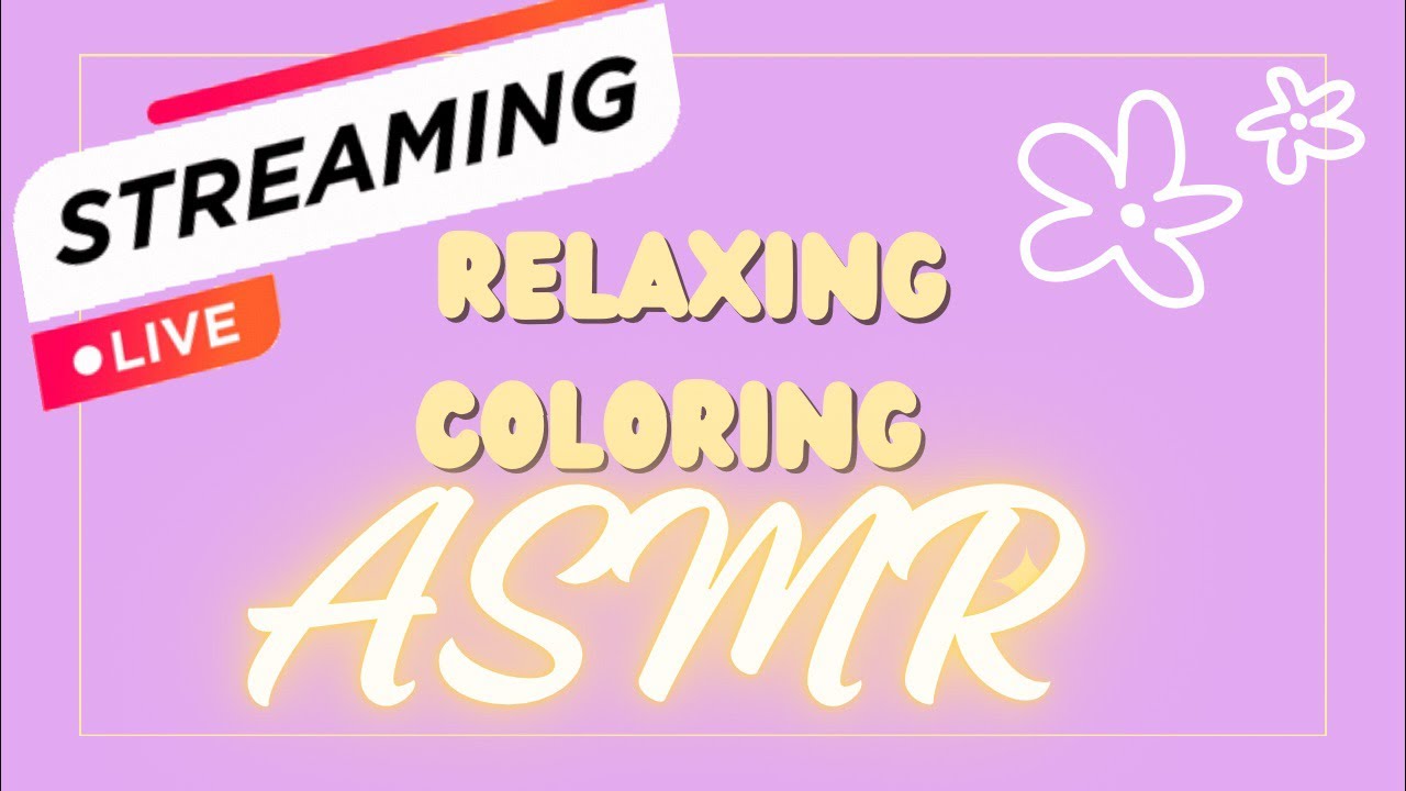 Live:Relax and color with Me | Satisfying Pattern Coloring Book