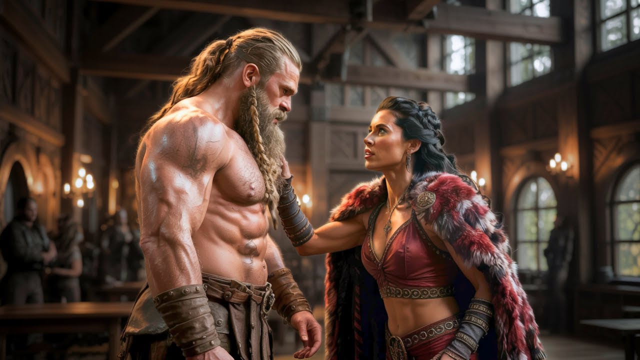 The Queen Saw Giant Viking in the Hall: 