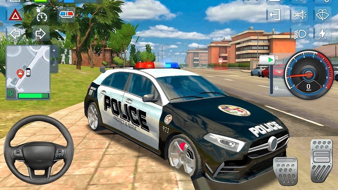 Police Simulator 2025: High-Speed Cop Car Chase in Wild City! (Android Gameplay)