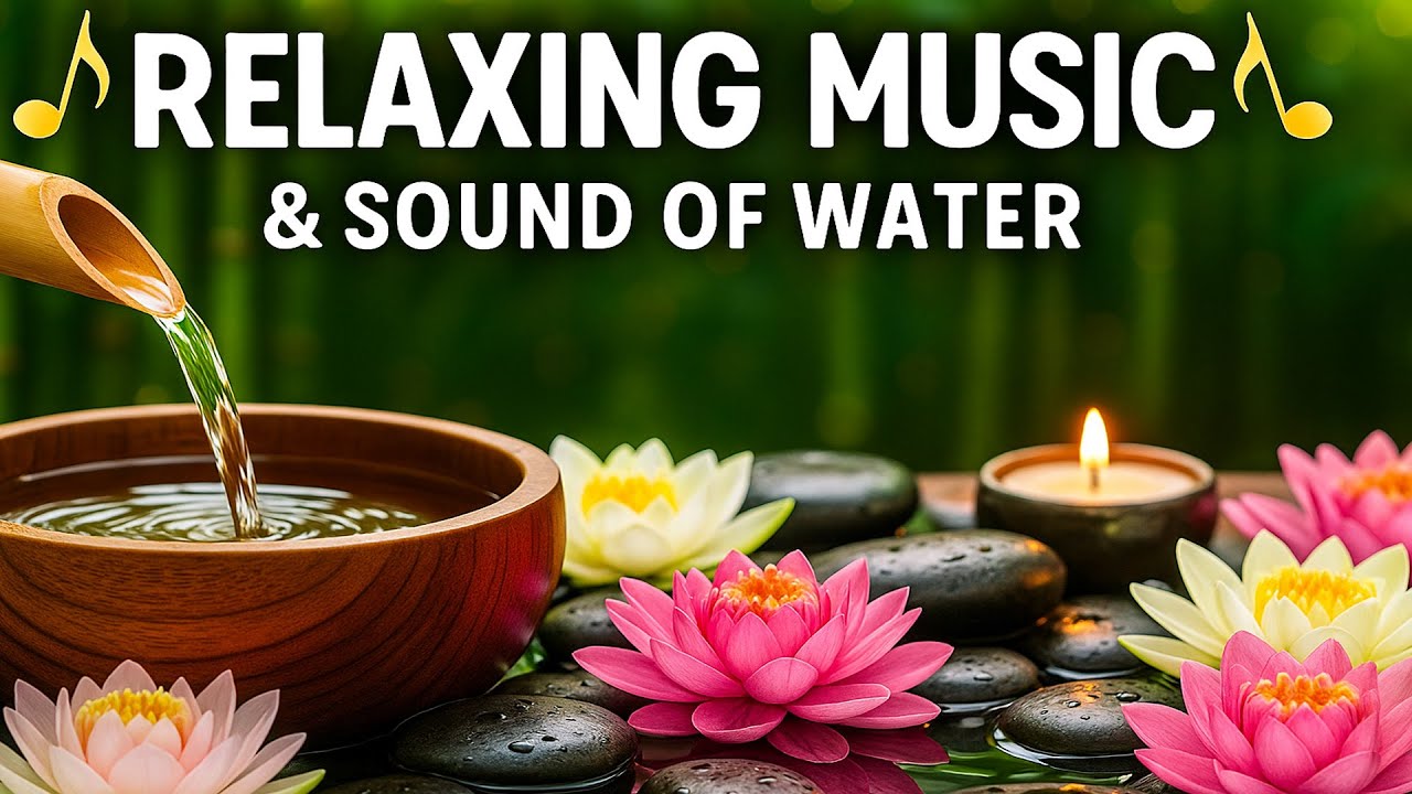 Beautiful Relaxing Music & Water Sounds 🌿 Deep Sleep Music with 100% Real Nature