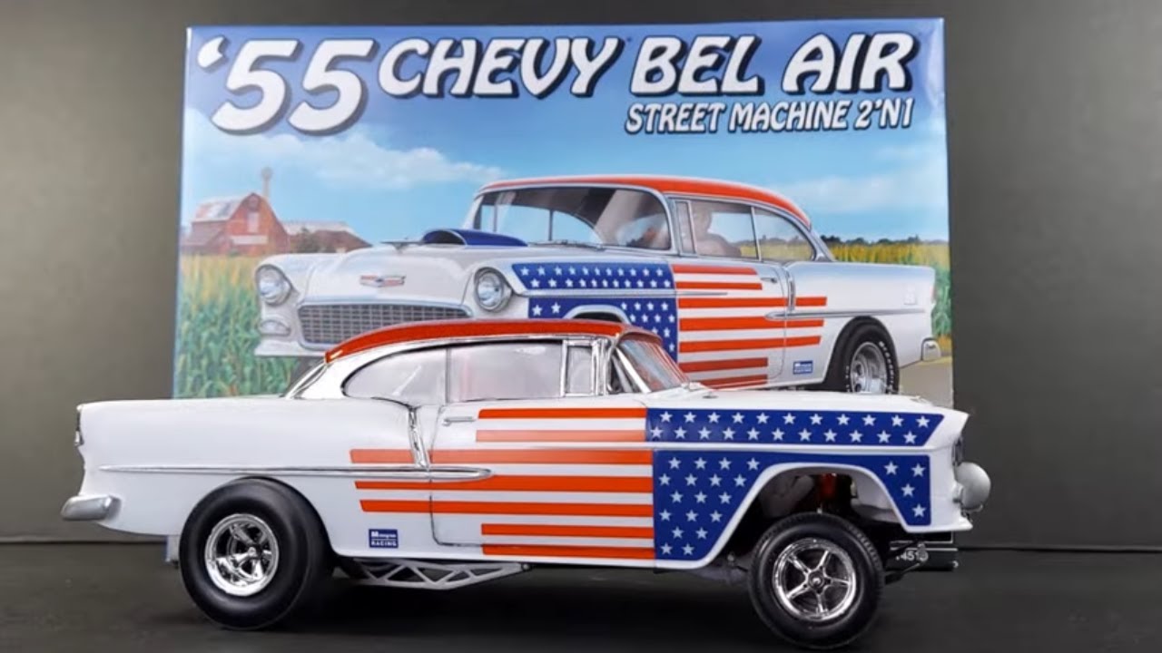 Monogram 55 Chevy Gasser St Machine