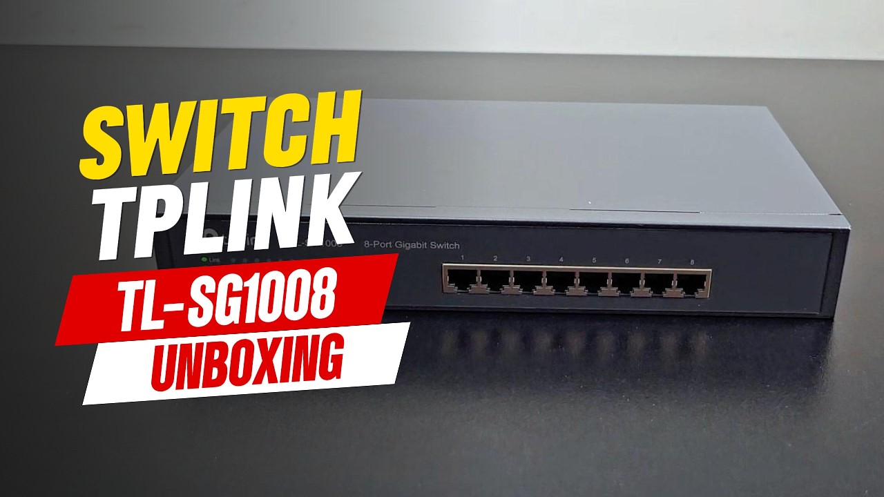Unboxing Switch 8 Port Gigabit TP-Link TL-SG1008: ⭐ Mayor ancho de banda