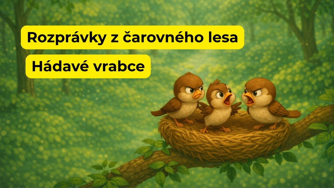 Hádavé vrabce • hovorené rozprávky • audio rozprávky pre deti na dobrú noc