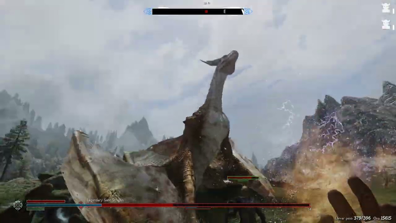 Skyrim Mod Showcase - Epic Dragon Combat,, Better Dragonborn Breath, Dragon Combat Animations