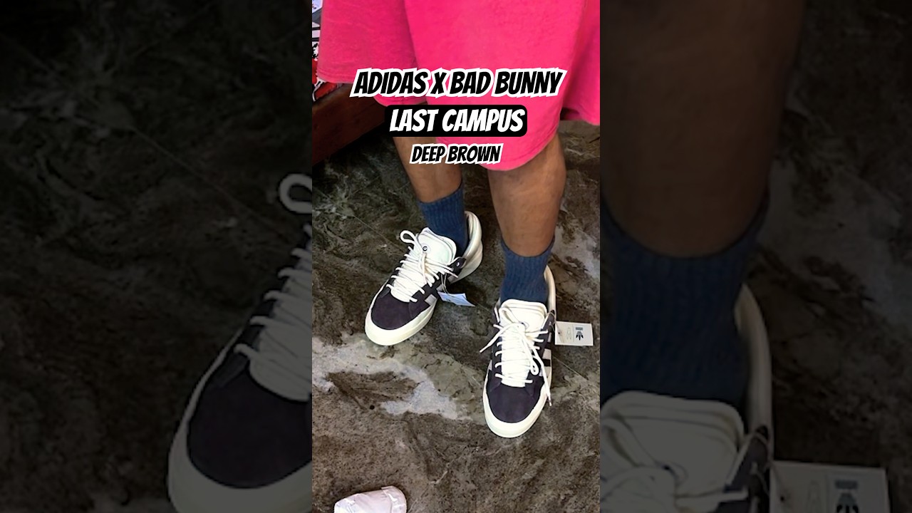 In India: Adidas X Bad Bunny ‘Last Campus’ Deep Brown Shoes 