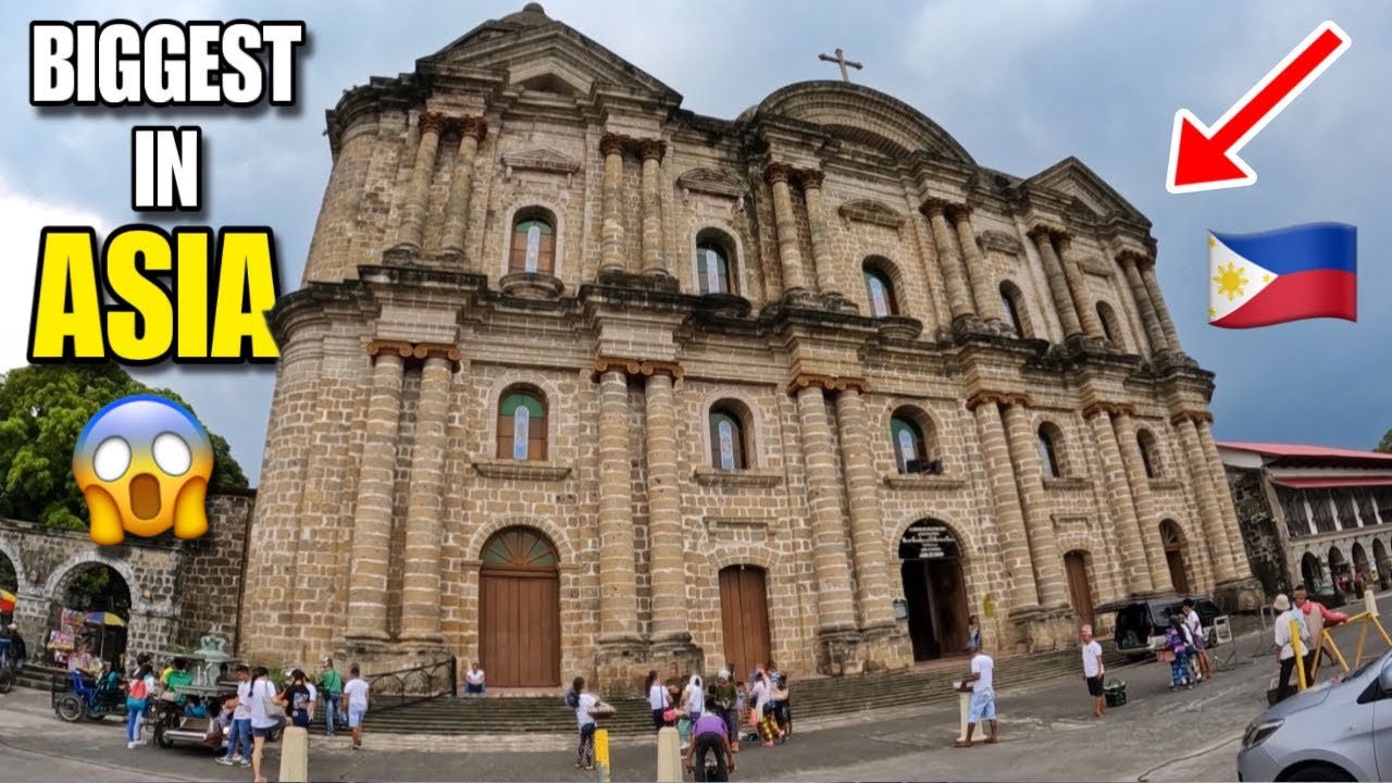 WOW ! The BIGGEST ROMAN CATHOLIC CHURCH in ASIA 🇵🇭 ! TAAL BASILICA of TAAL BATANGAS COMPLETE TOUR