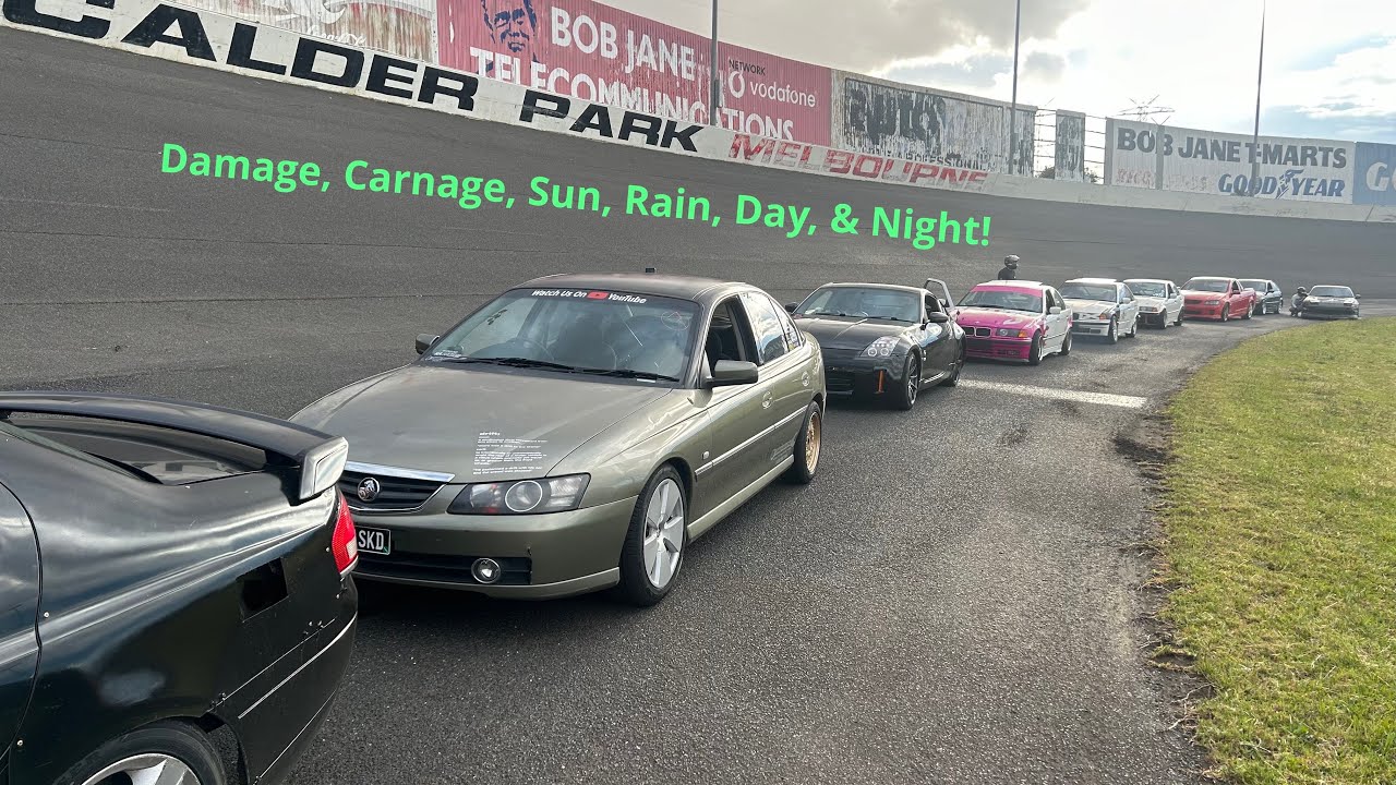 Holden VY V6 Commodore Drifting DCA Layout в Calder Park Thunderdome, представлено Drift Worx