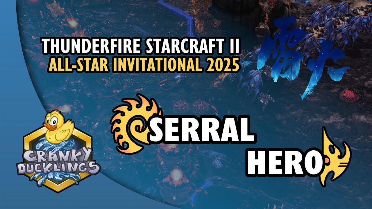 Serral vs herO - ZvP | Thunderfire SC2 All-Star Invitational 2025 - Day 1 | StarCraft 2 Tournament
