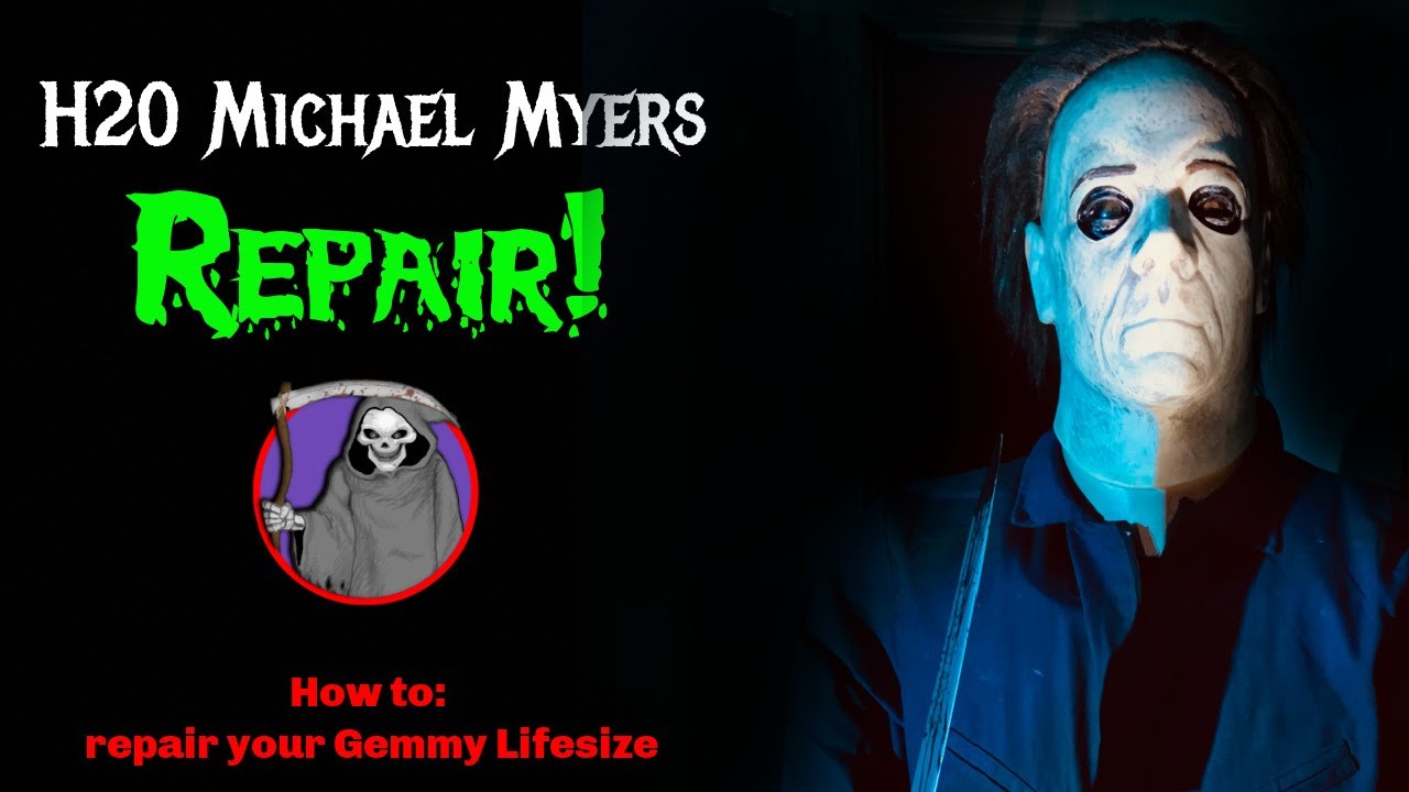 Repairing H20 Michael Myers | How to repair your Gemmy Halloween animatronic