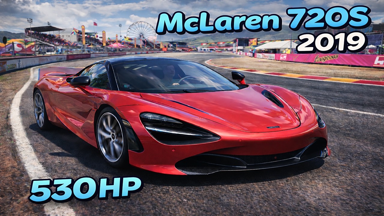 (4K) 530HP Mclaren Spider 720S (+320km/h) - Forza Horizon 5