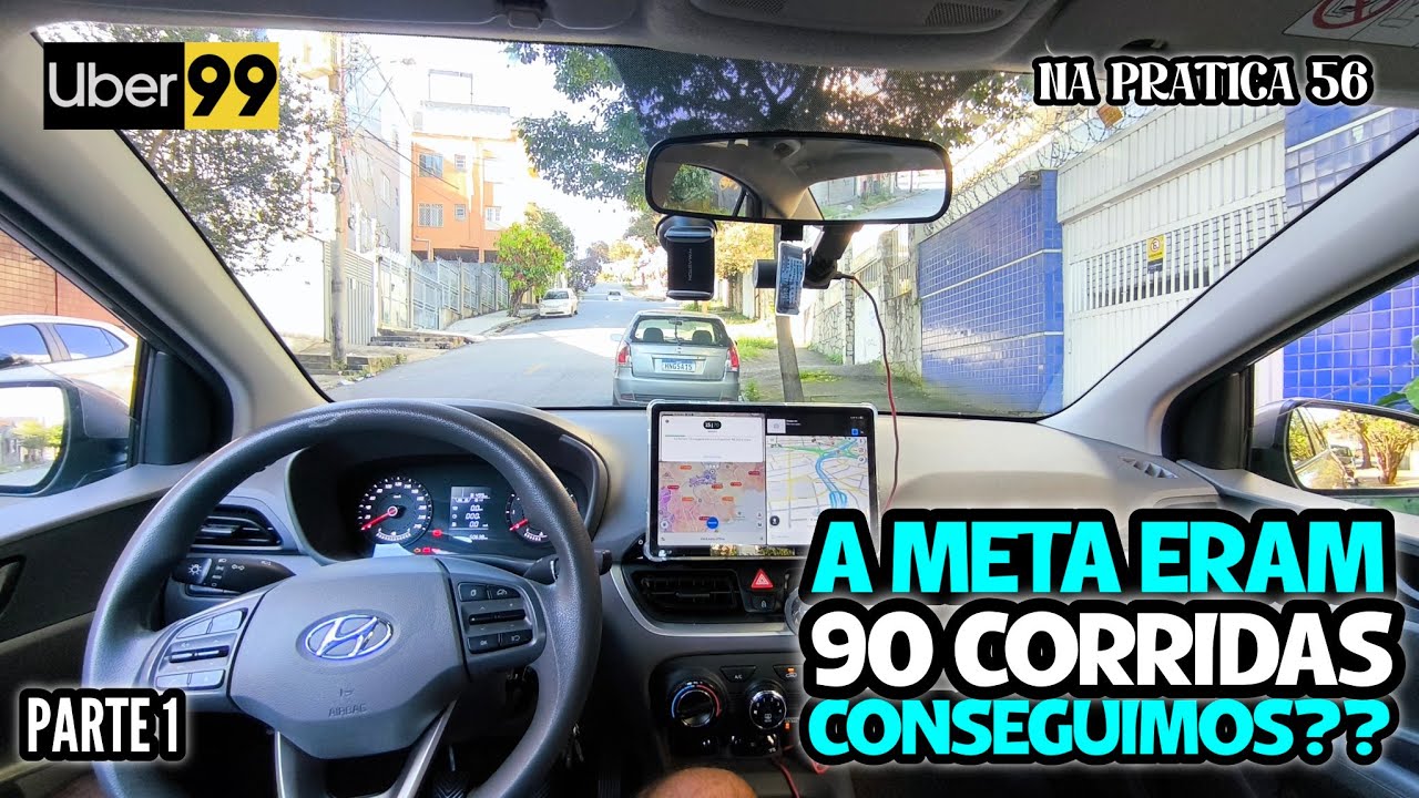 A META ERAM 🔥90 CORRIDAS🔥 CONSEGUIMOS? NA UBER 99 NAPRATICA56