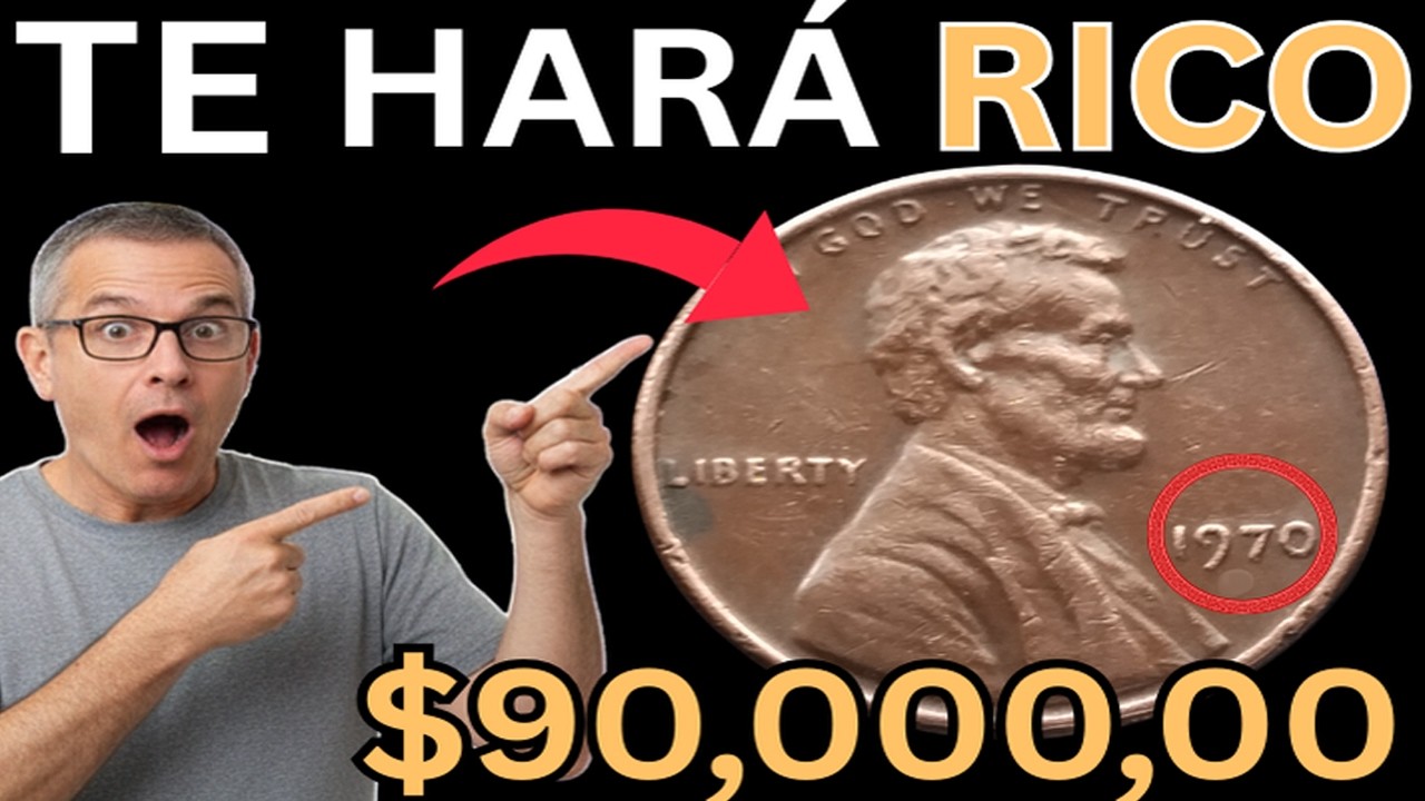 ¡TE HARÁ RICO! Este Centavo de 1970 Vale $90,000 Dólares Revisa Tus Monedas