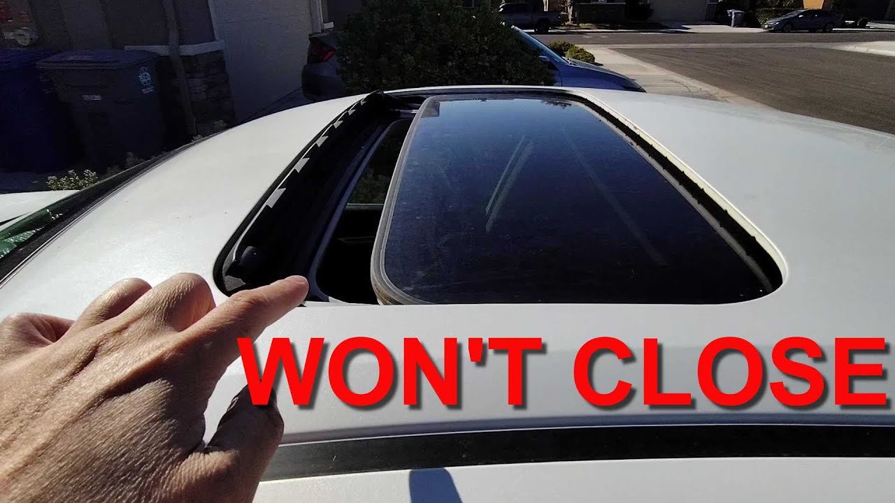 Как починить люк в крыше автомобиля Honda или Acura, который не закрывается полностью (мой способ).