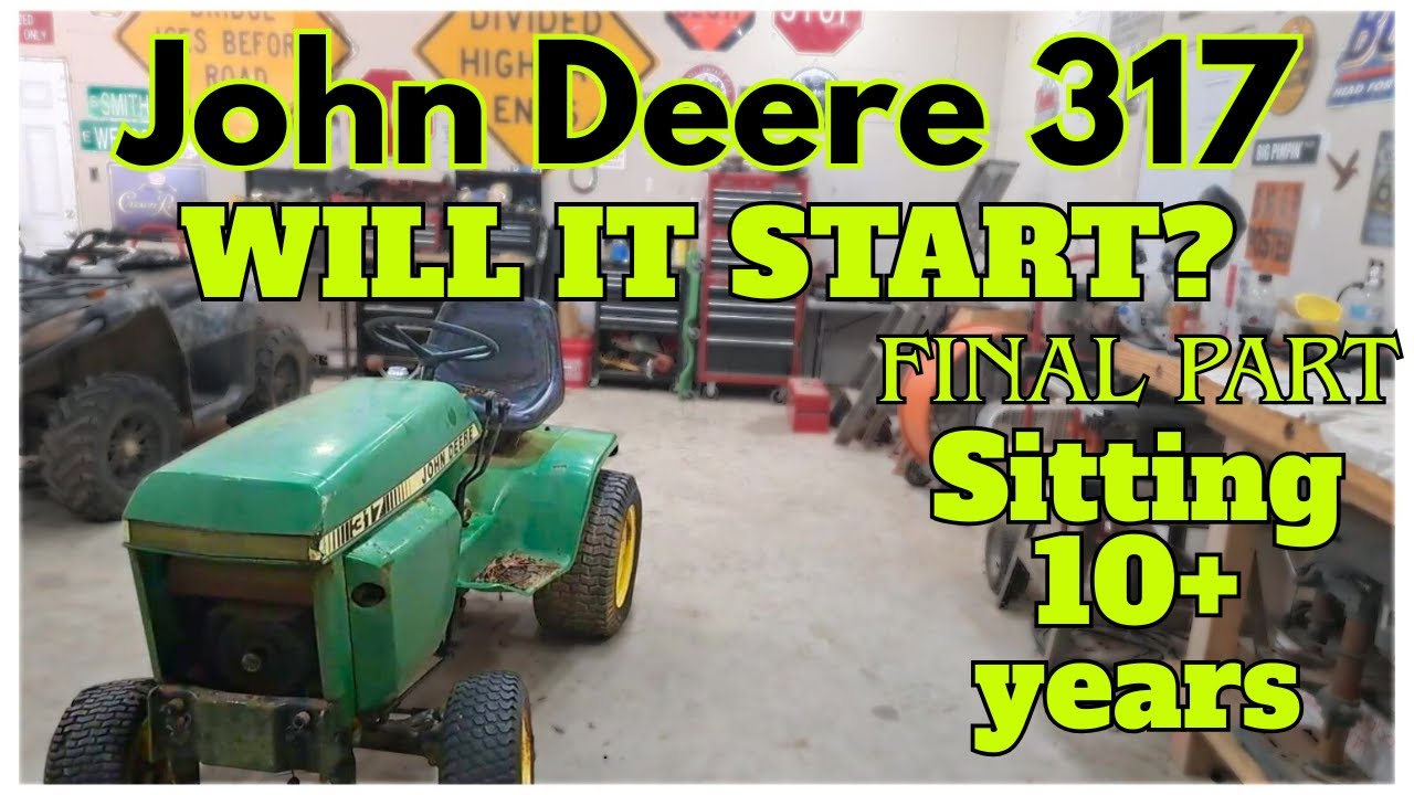 🚜 John Deere 317 Revival Finale | Smooth Running, Reassembly & First Drive!