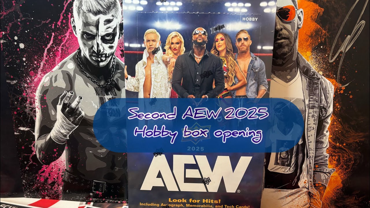 Opening a second AEW Upper Deck 2025 Flagship Hobby box - opening wrestling cards