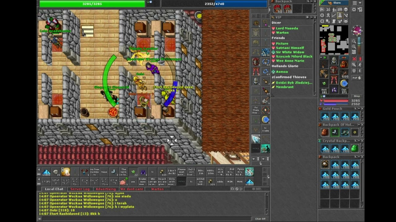 Oobi - Tibia Antica - Dice - 24kk Payout