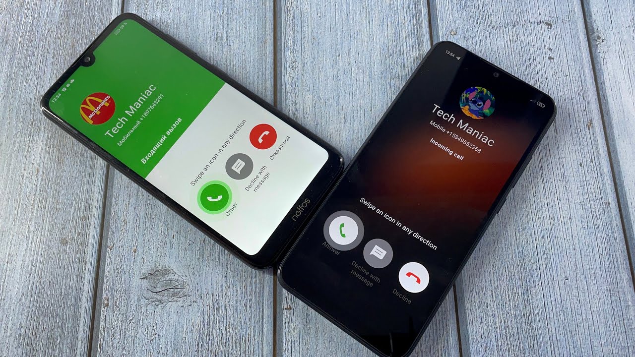 XIAOMI 9C NFC vs Neffos X20 PRO incoming Call