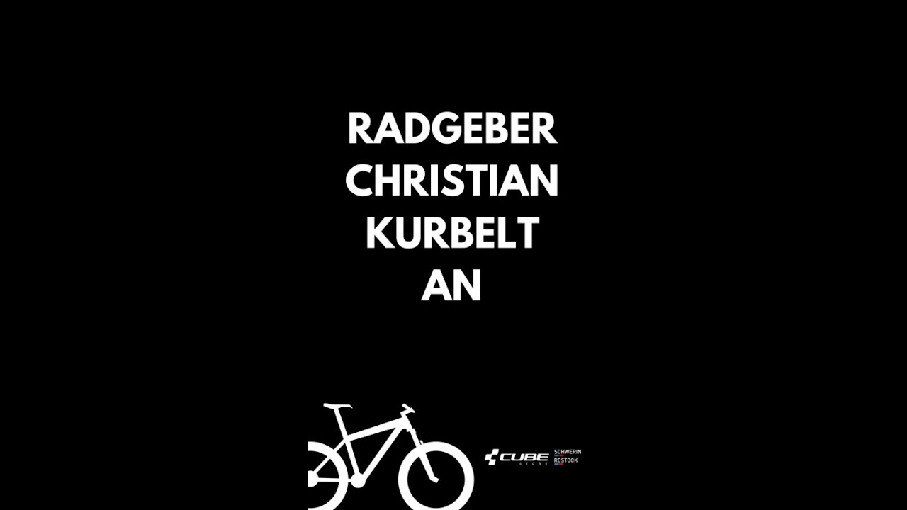 CUBE Helm EVOY HYBRID - Rad-Geber Christian kurbelt an