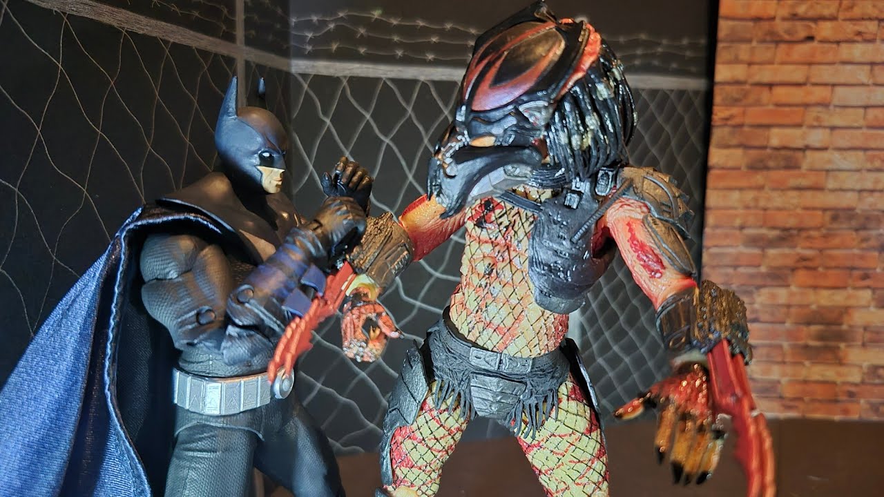 Batman vs Predator - Batman/Predator Stop Motion Animation