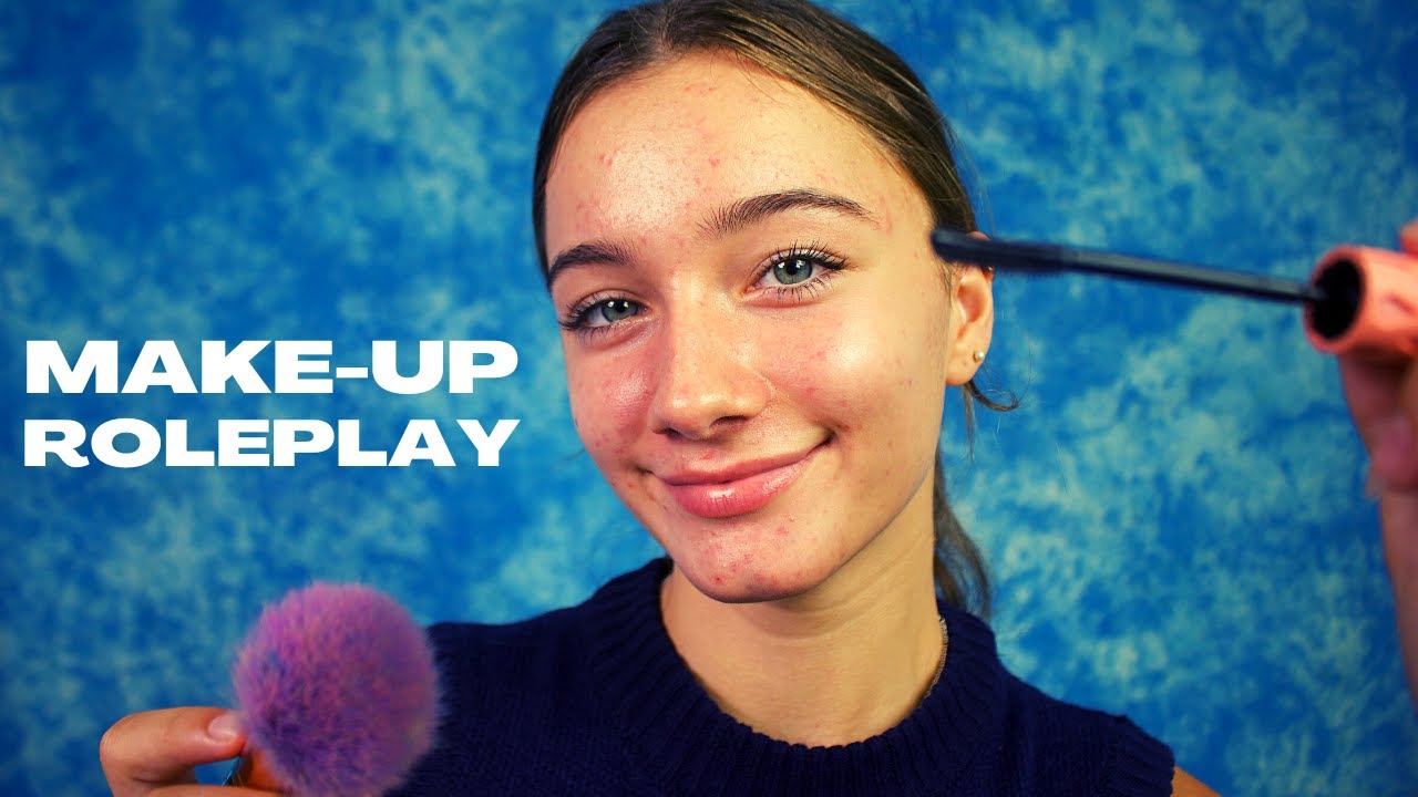 ASMR - DOING YOUR MAKEUP! (+ русские субтитры)