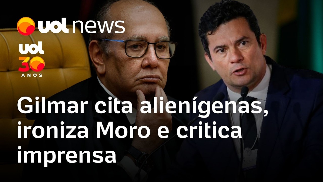 Gilmar Mendes cita alienígenas e ironiza Moro: 'Não sabia se escrevia tigela com G ou com J'