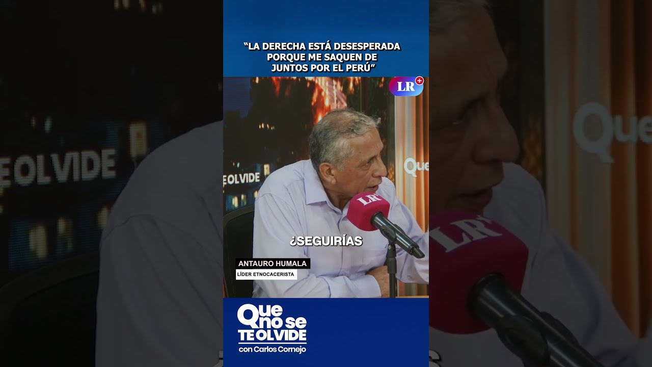 &ldquo;LA DERECHA EST&Aacute; DESESPERADA PORQUE ME SAQUEN DE JUNTOS POR EL PER&Uacute;&rdquo; #shorts