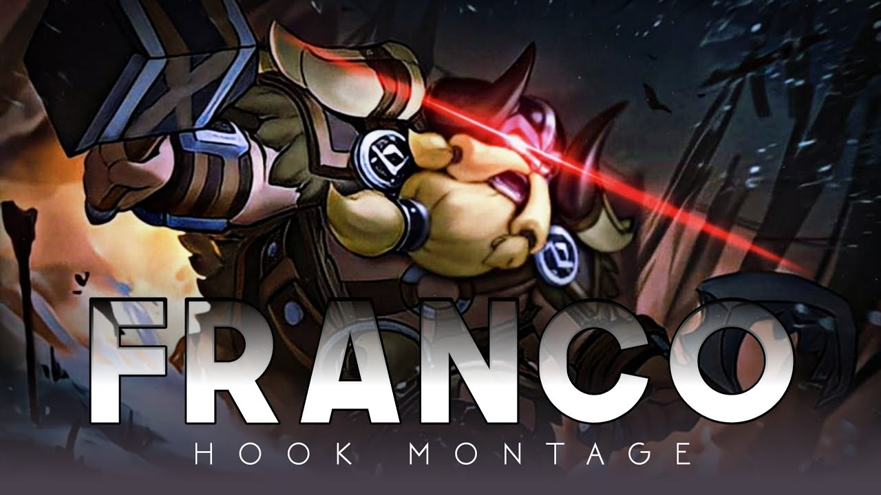 FRANCO HOOK MONTAGE #5 | Franco The Bone Crusher | Mobile Legends