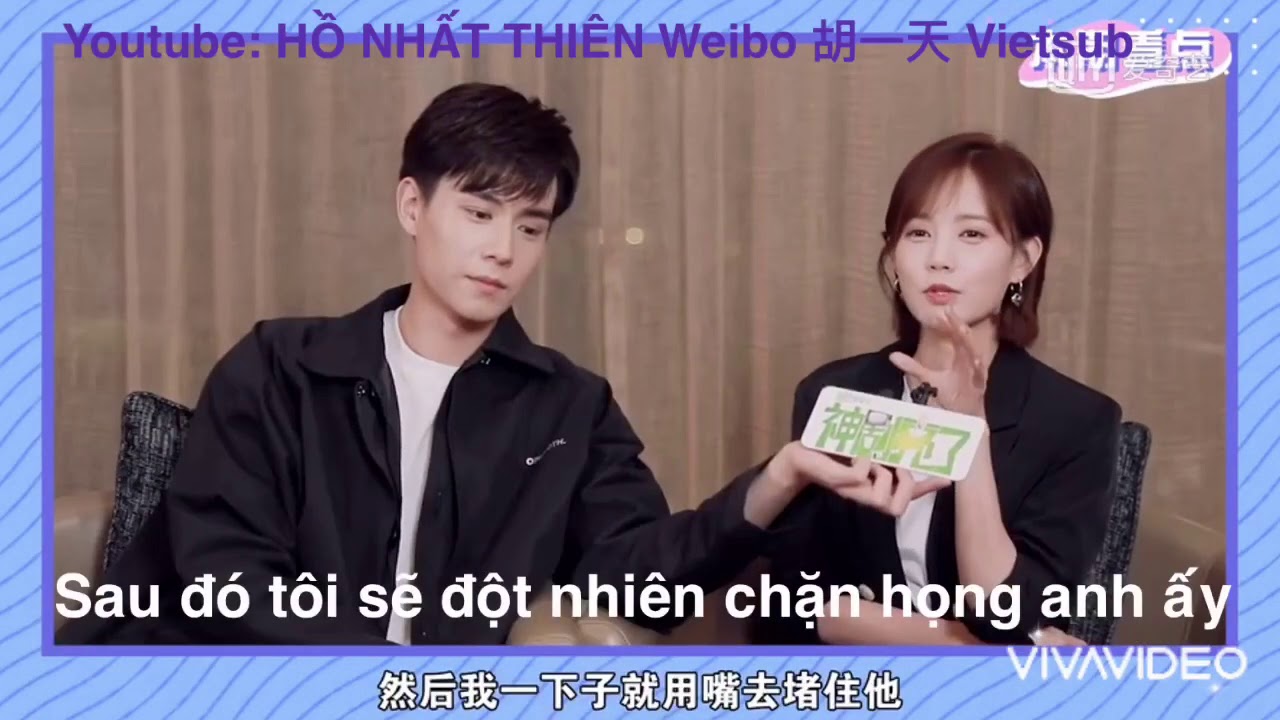 2/9/2020 Vietsub phỏng vấn Hồ Nhất Thiên, Lý Nhất Đồng drama 
