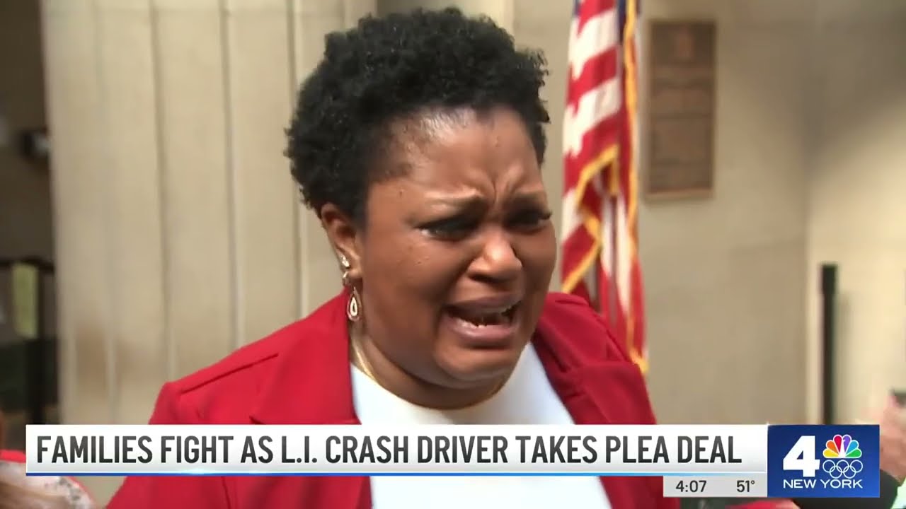 Families fight as Long Island crash driver takes plea deal in friends' deaths | NBC New York