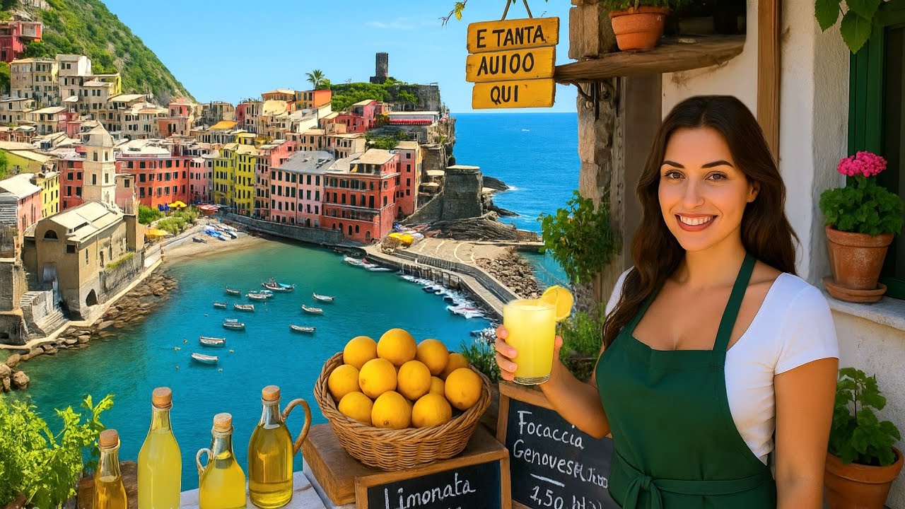🇮🇹 Vernazza , Cinque Terre 2025 | Italy’s Coastal Paradise 4K Video