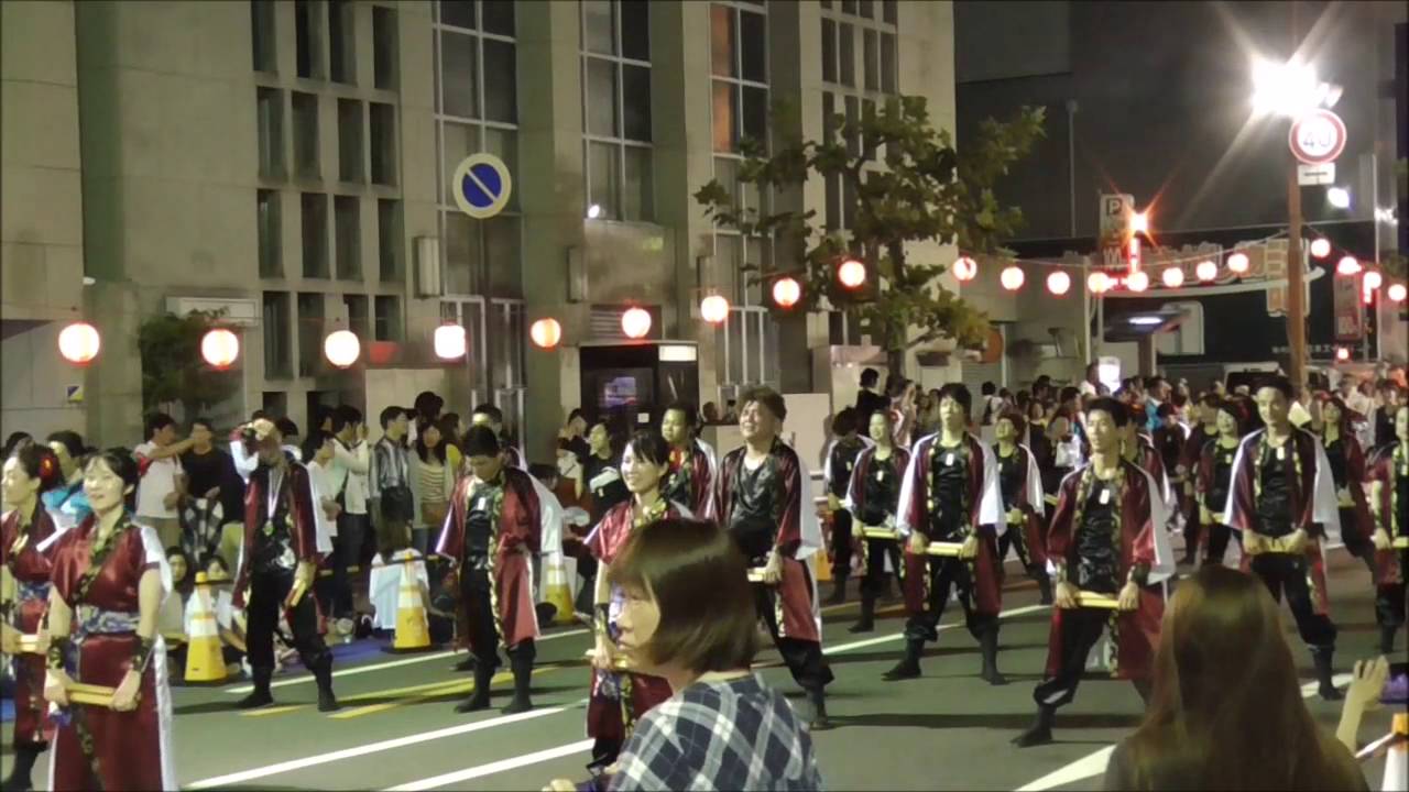松山まつり２０１６　野球拳踊り　天晴椿連