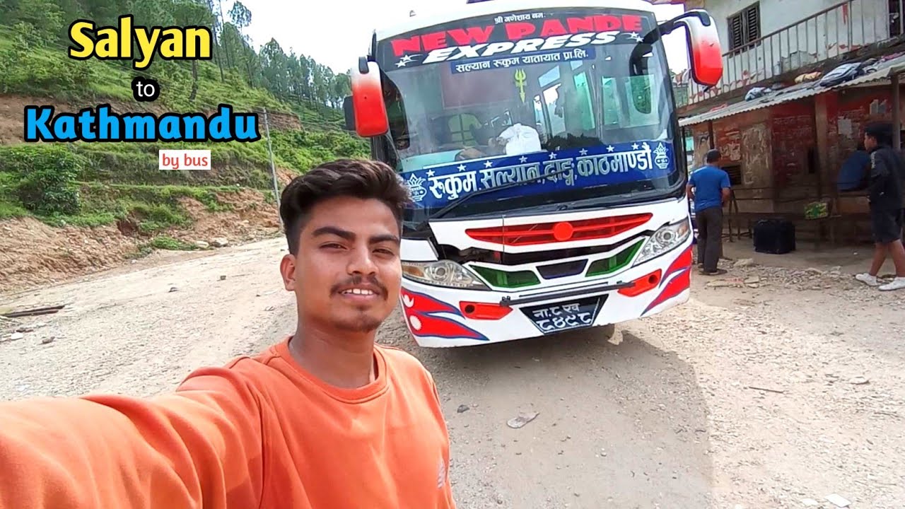 Salyan dekhi Kathmandu jana 19 hours lagyo😍।। Salyan to Kathmandu bus vlog।@YouTube