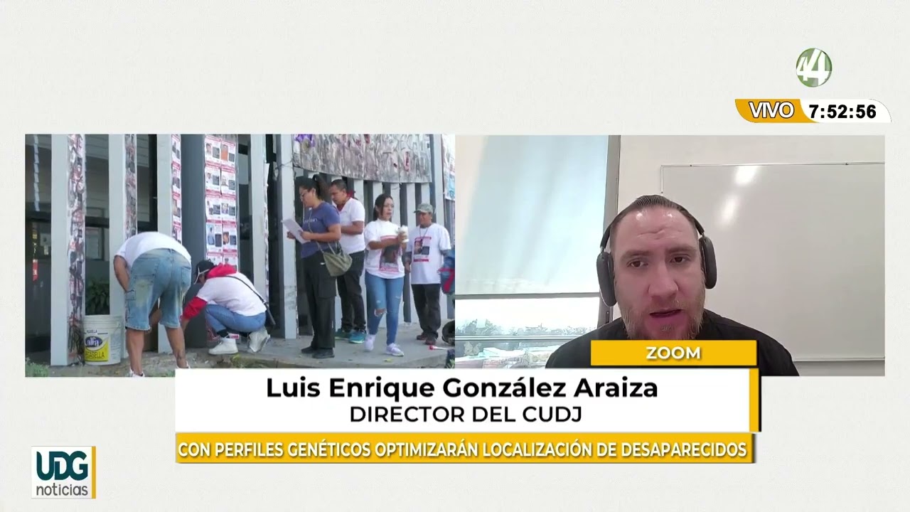 Luis Enrique González Araiza habla sobre uso de perfiles genéticos para localizar desaparecidos