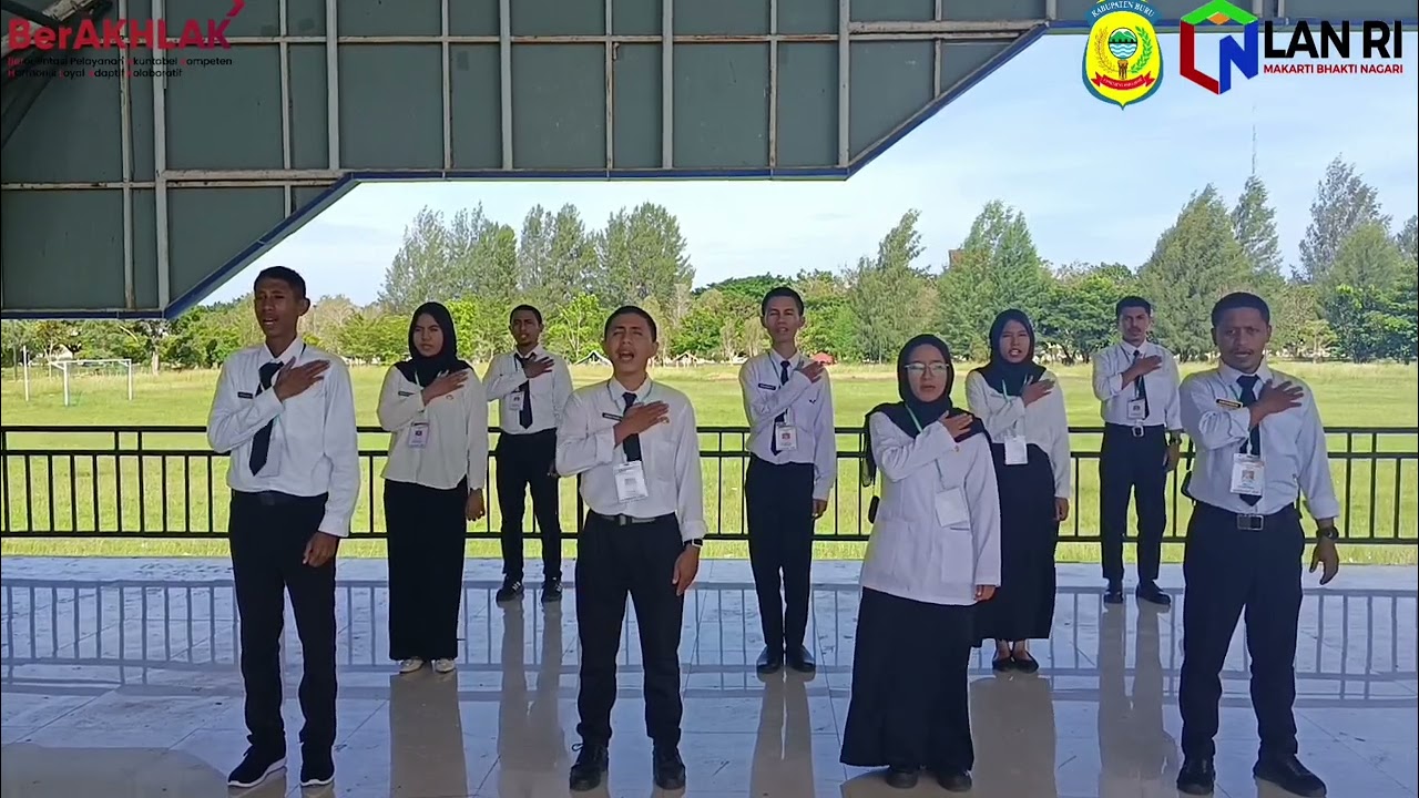 Yel-Yel Kelompok 4 Latsar CPNS Kabupaten Buru Gelombang VIII | Kreatif, Kompak, BerAKHLAK