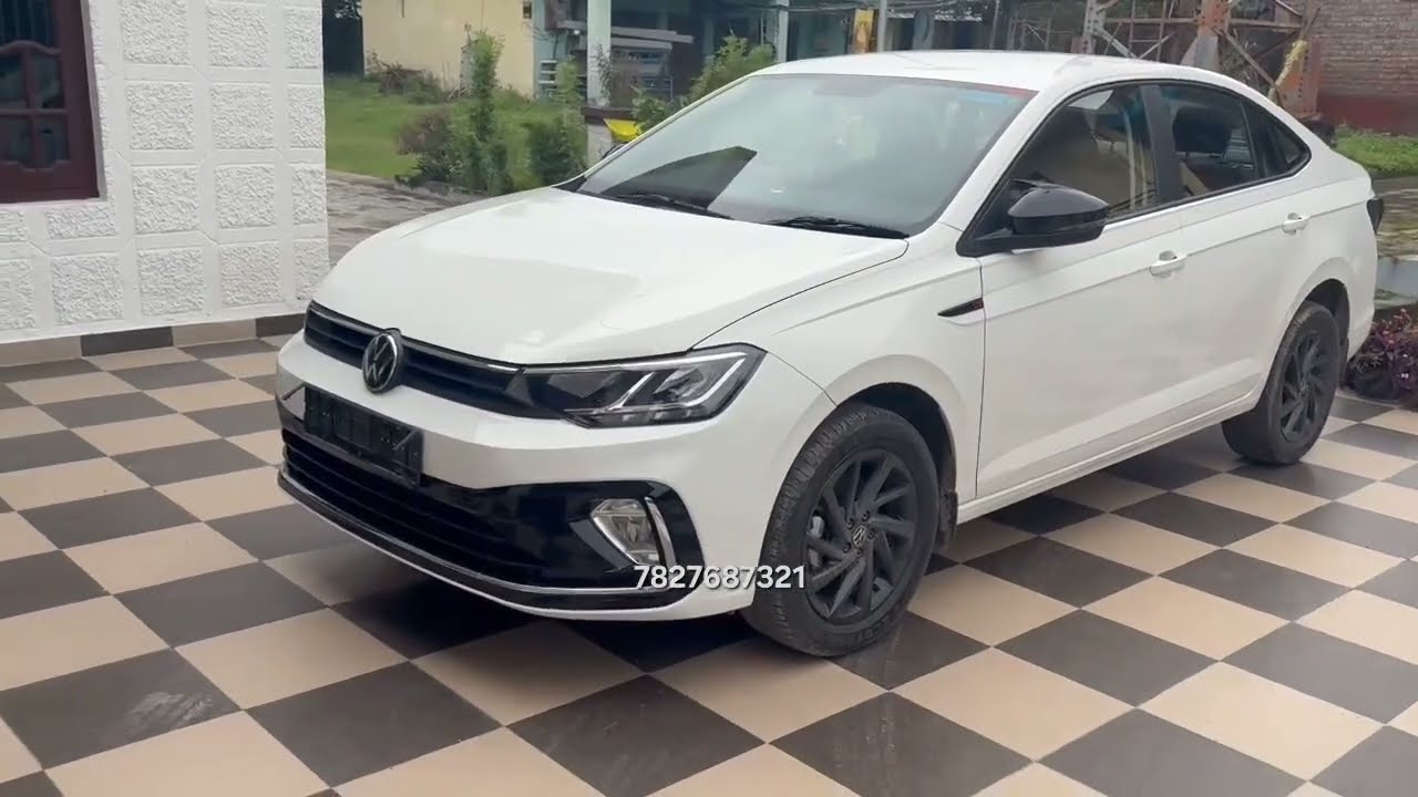 VW Virtus Comfortline to Topline Conversion! 🔥 | Glossy Bumper & Fog Light Upgrade | Motorbhp
