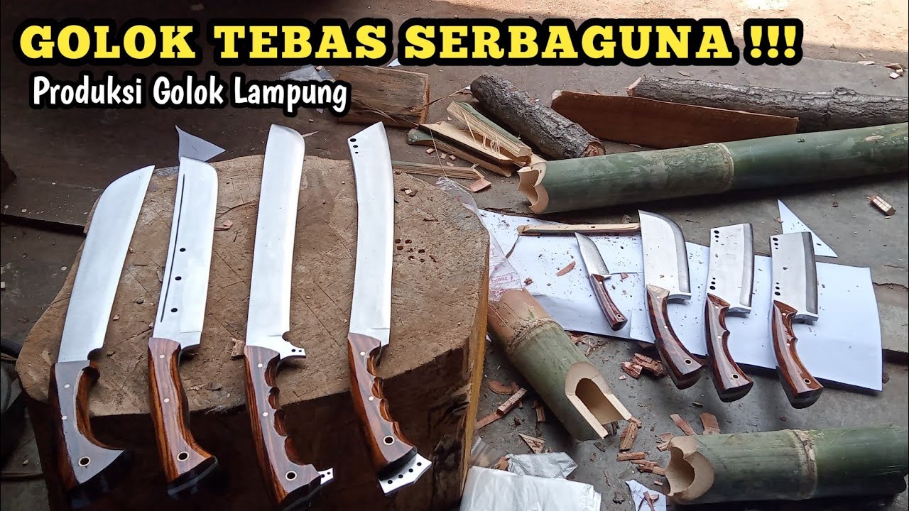 Golok yang enak untuk TEBASSS !!!! golok tebas bambu