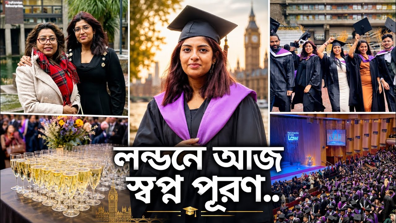 লন্ডনে বোনের স্বপ্ন পূরণ.. আজ মা-বাবার মাথাটা অনেক উঁচু হয়ে গেল..