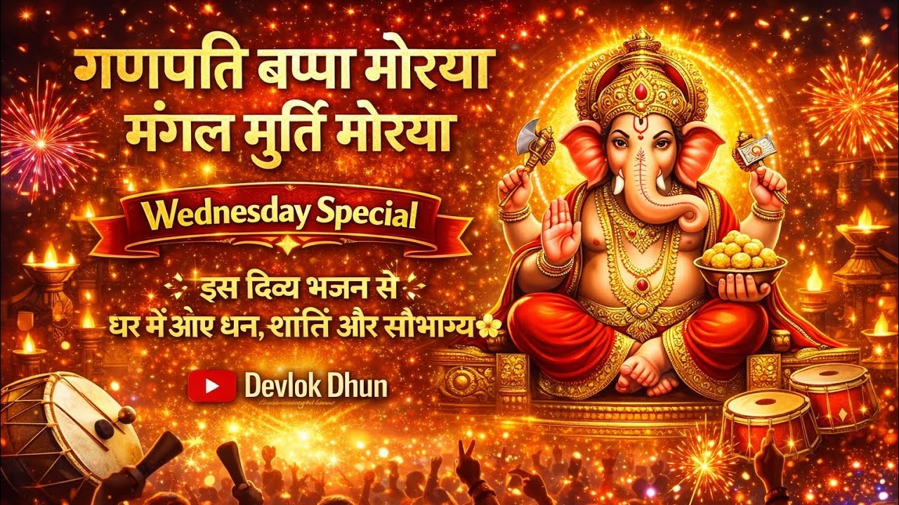 गणेश जी का सबसे प्यारा भजन 🚩 | Wednesday Special | Ganpati Bappa Morya | संकट हरने वाला भजन #bhajan